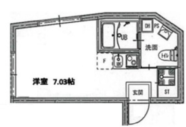 ディアマンテ糀谷の物件間取画像